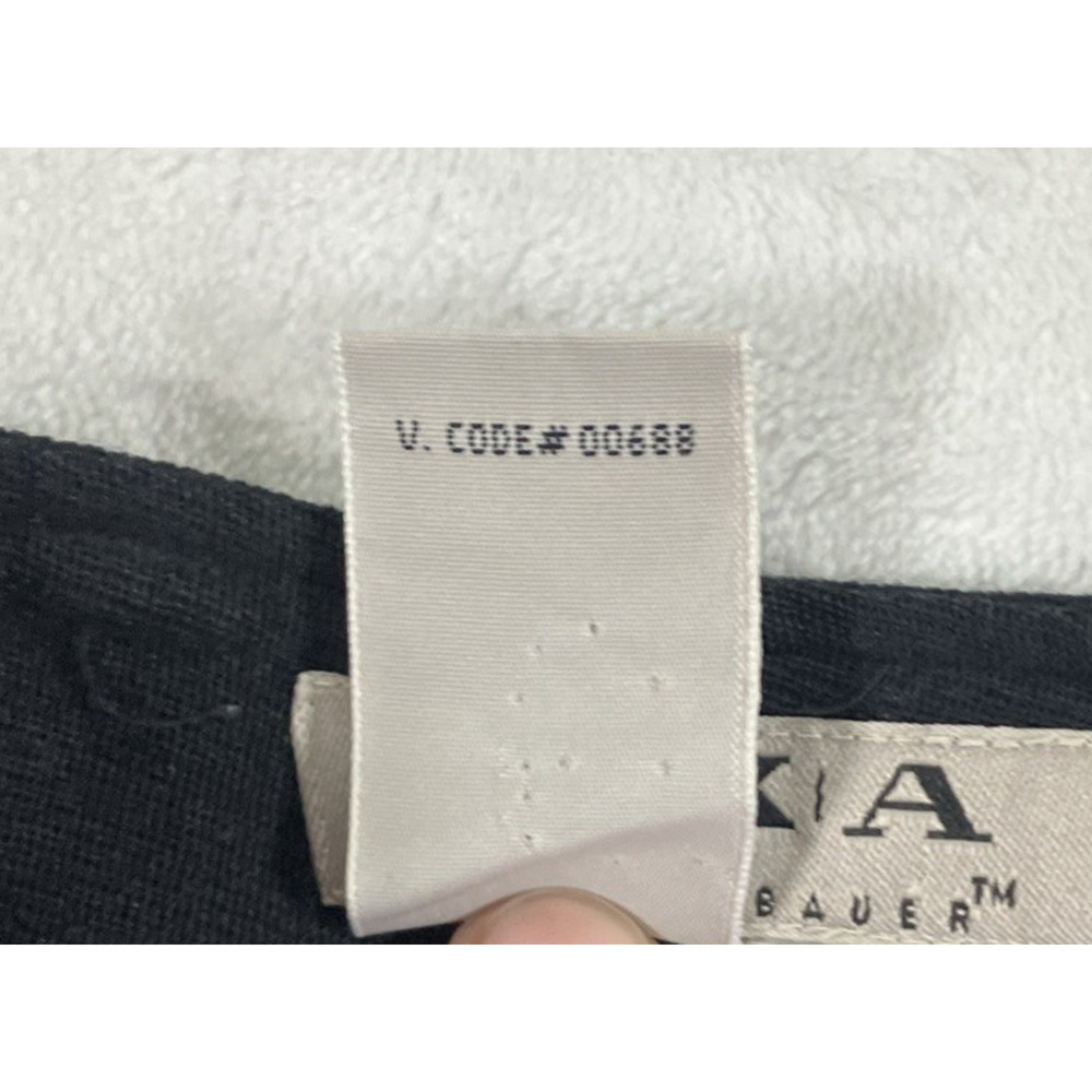 Vintage Eddie Bauer Aka Women's Size 6 Black Pencil Skirt 100% Wool Office Siren - Picture 7 of 11